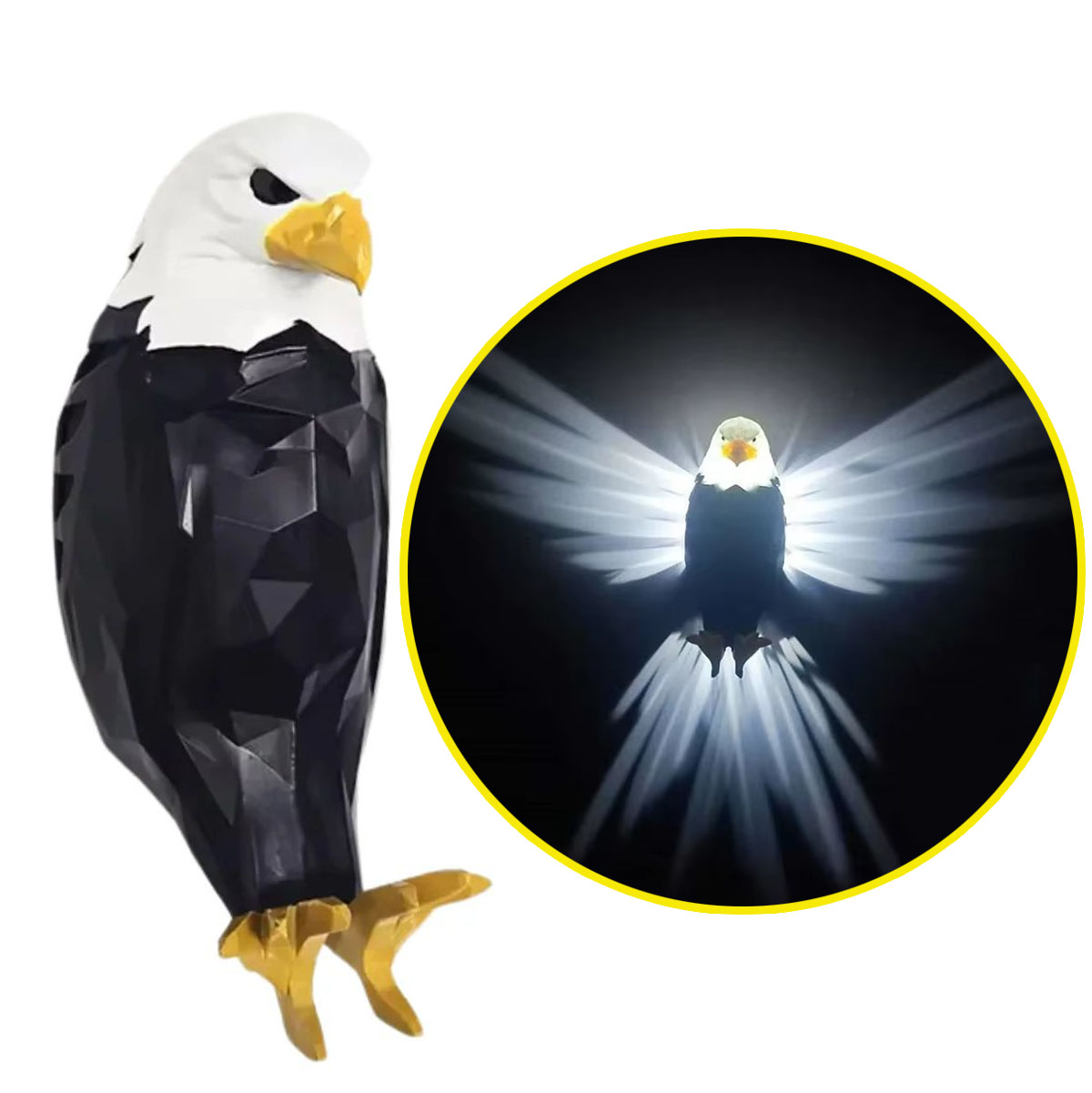 Miniatura 2 de Lampara De Águila 3D Decoración Hogar